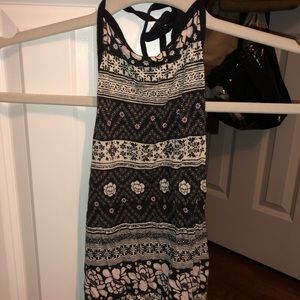 Halter neck tank top